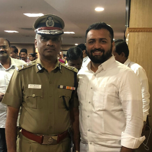 With Commissioner of Police Chennai