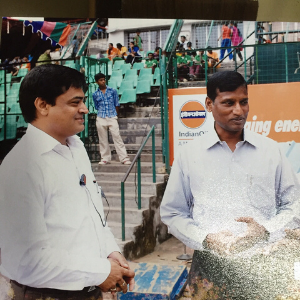 With Thiru T K Rajendran DGPTN at sport meet